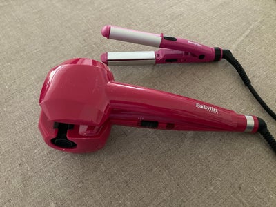 Krøllejern, Babyliss  Curl, Babyliss, Babyliss curl og mini fladjern
Næsten ubrugt