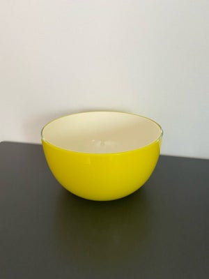 Glas, Skål, Piet Hein, Sælger denne smukke, gule glasskål fra Piet Hein. Den er i helt perfekt stand