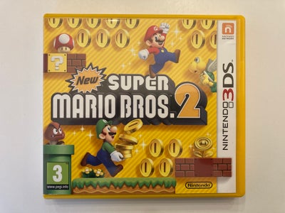 New Super Mario Bros 2, Nintendo 3DS, Kan sendes eller afhentes i Solrød Strand.