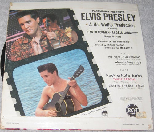 EP, Elvis Presley, Blue Hawaii