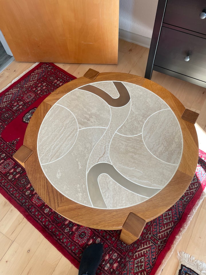 Kakkelbord, Haslev, egetræ h: 50