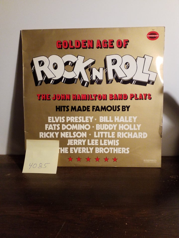 LP, THE JOHN HAMILTON BAND PLAYS, ROCK N ROLL