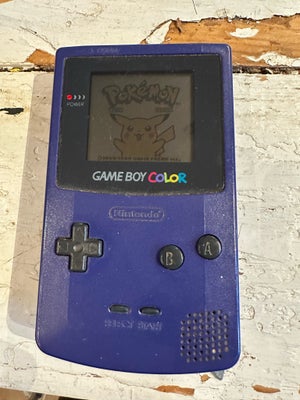 Nintendo Game Boy Color, God, Super fede gamle Game boy color Nintendo, mangle desværre dæksel til b