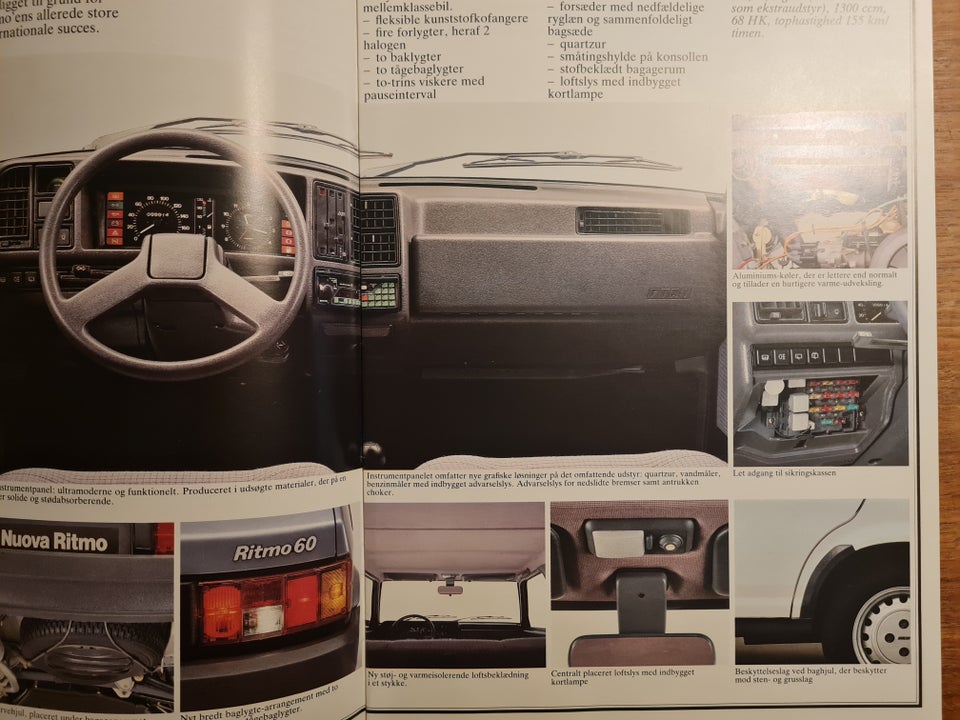 Fiat Ritmo modelbrochure fra 1983.

22 sider på...