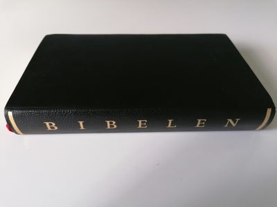 Bibelen med finger-register, flere, emne: religion, Flot bibel i sort kunstskind også benævnt fablea