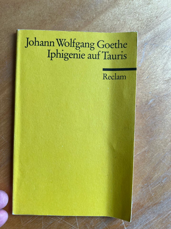 Iphigenie auf Tauris, Goethe, genre: drama