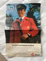 Den elskede Post Danmark uniform med bukser, ja...