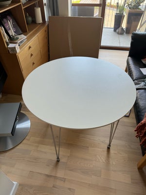 Spisebord, Bord med metal ben 