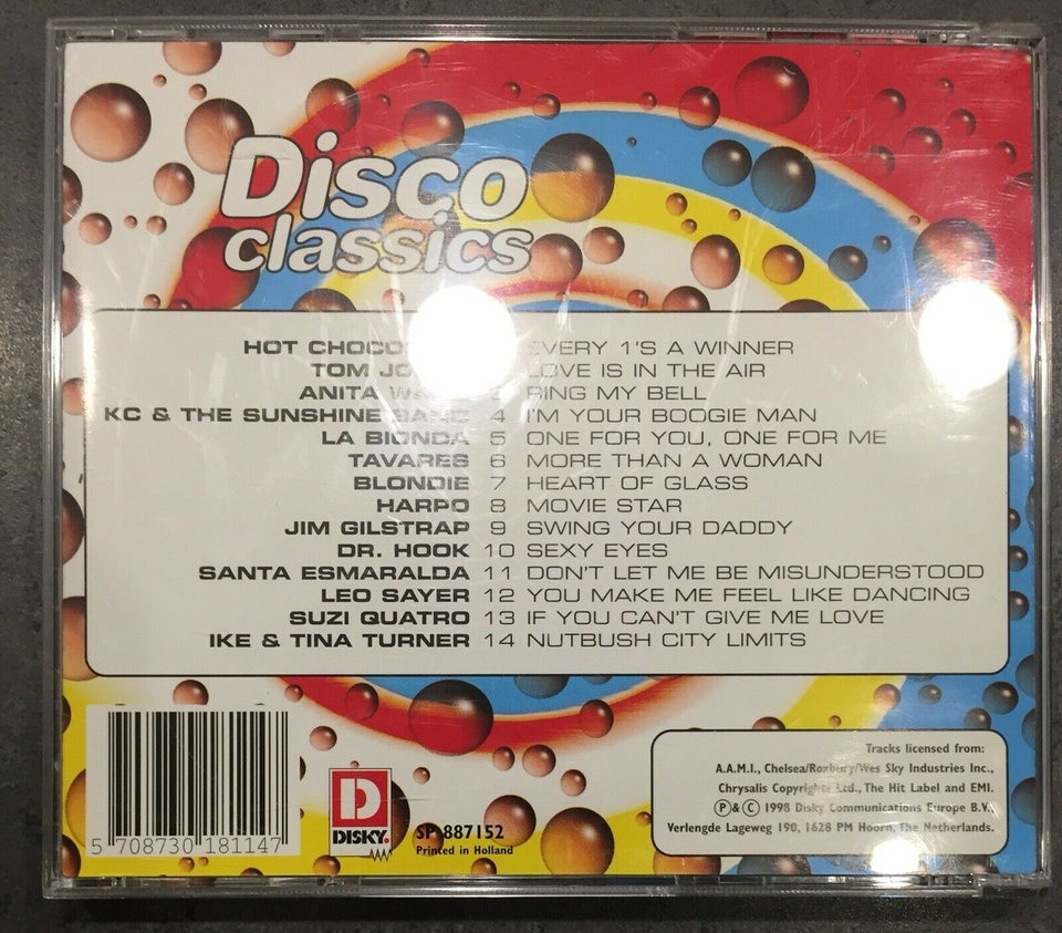 Diverse Artister: Disco Classics, pop