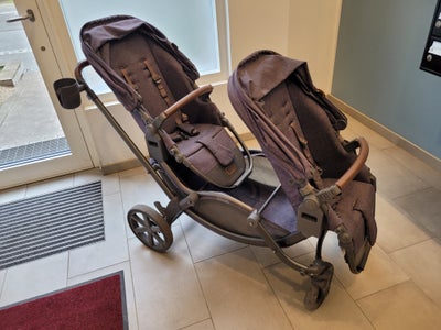 Barnevogn, tvillinge-, ABC-design Zoom, https://www.abc-design.de/en/strollers/zoom
Alsidig og prakt