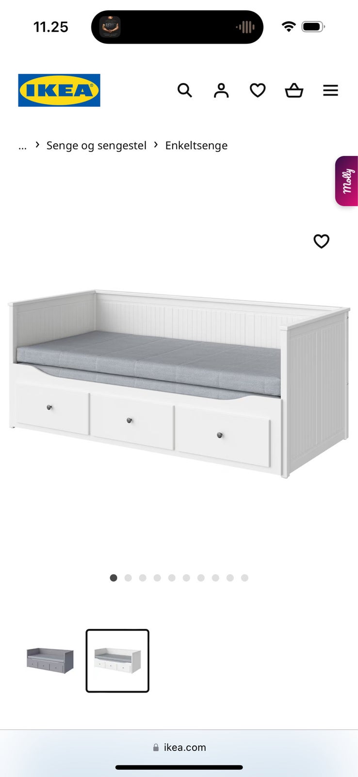 Andet, IKEA HEMNES, b: 80 l: 200