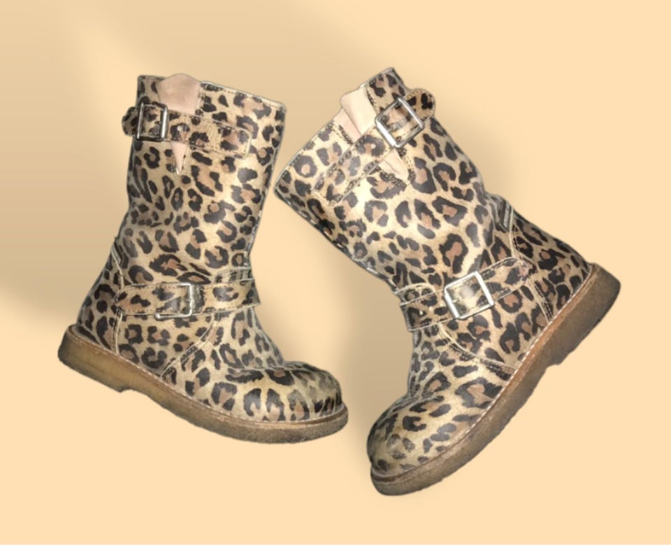Vinterstøvler, str. 25, Angulus vinterstøvler støvler leopard 25 beige bru dba.dk – og af Nyt og Brugt