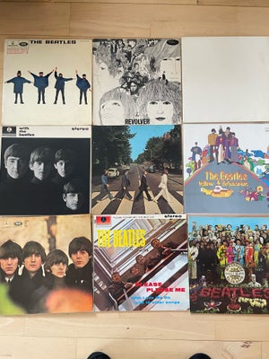 LP, Beatles, Beatles samling, Rock, Beatles samling sælges samlet

Revolver - mono
The White album- 