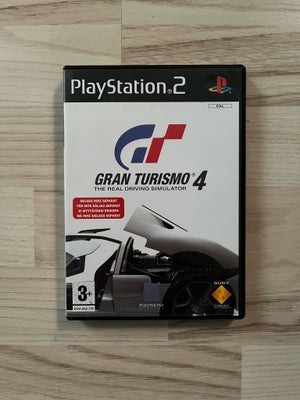 Gran Turismo 4, PS2, Komplet med manual.

Testet og virker perfekt.

Fragt tilbydes +40,-

