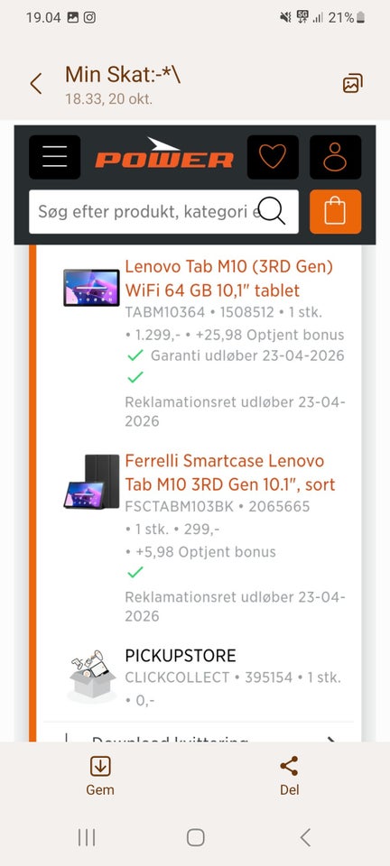 Lenovo, 10.1 tommer, Perfekt