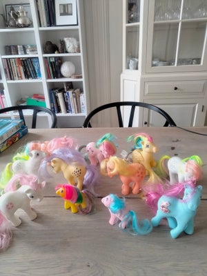 My Little Pony, Flere ponyer, My little pony, orginal fra 80'erne. 9 store ponyer og 2 små. Velholdt