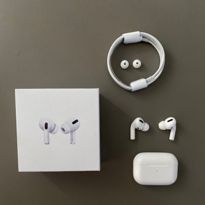 trådløse hovedtelefoner, Apple, Airpods Pro sælges.
Brugt et par gange.
Kan sendes på købers regning