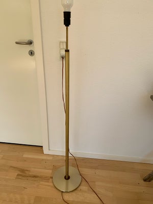 Gulvlampe, Ukendt, Retro messing gulvlampe. Ca 126 cm