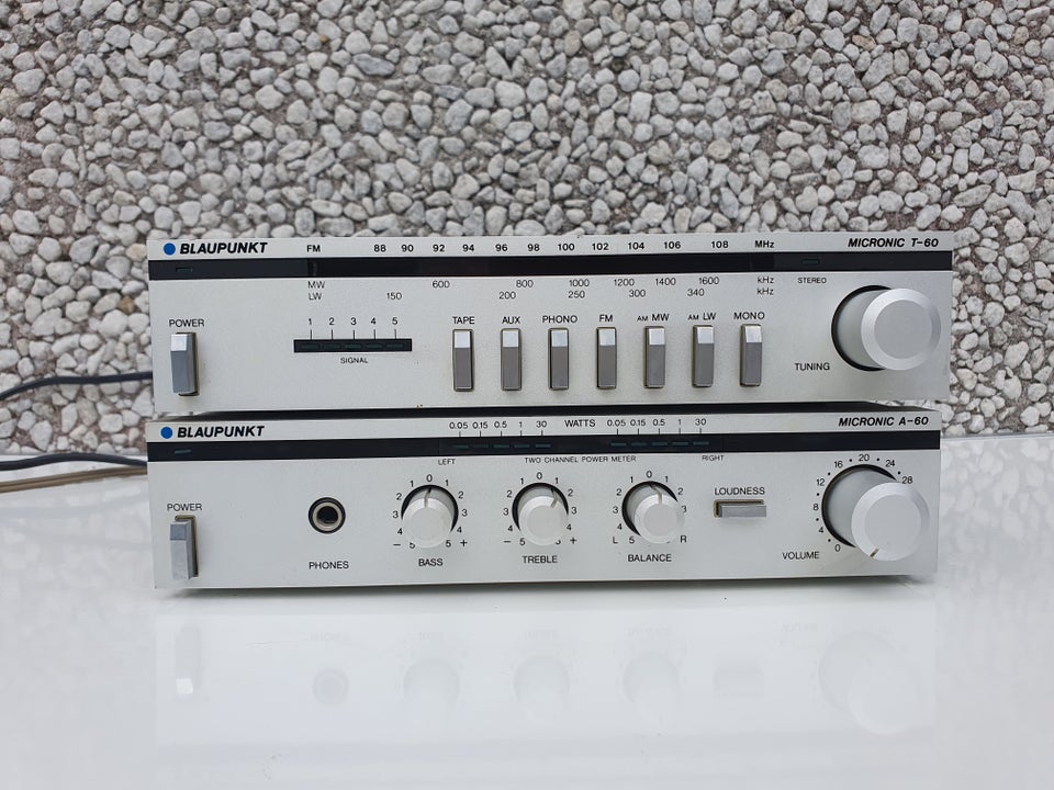 Forstærkersæt, Blaupunkt, BLAUPUNKT MICRONIC A-60 + T-60