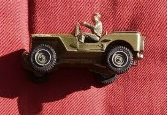 Militær retro bil, Corgi, Dinky Toys
