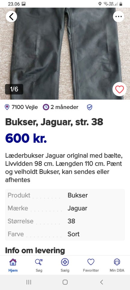 Bukser, Jaguar, str. 38