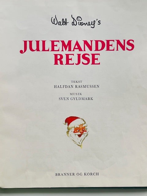 Julemandens rejse, Walt Disney