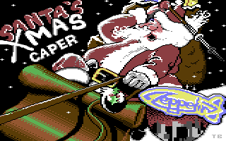 Santa's Xmas Caper, Commodore 64 & C128, 


Zeppelin Games, 1990:


"Santa's Xmas Caper"


Vi kommer