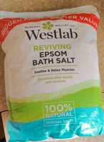 Fodpleje, 5 kg badesalt, Westlab Epsom salt