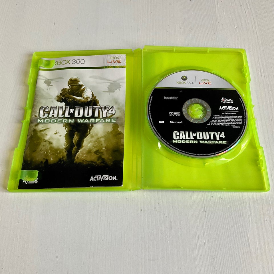 Call Of Duty 4: Modern Warfare, Xbox 360, action