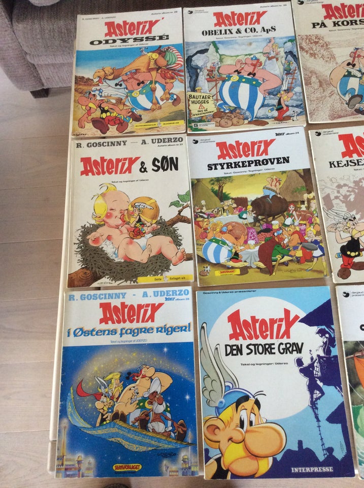 Asterix 24 stk ferielæsning, Tegneserie