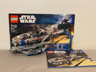 Lego Star Wars, 8128:
Cad bane speeder: med kasse og Manual 