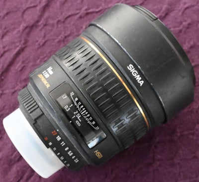 Nikon Sigma 14mm 2.8, Sigma, Til Nikon: Sigma AF 14mm 2.8 D. Ultravidvinkel. I pæn stand og virker f