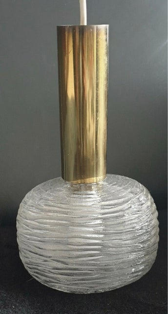 Pendel, Murano 1970, Krystalglas pendel fra 1970 med Murano…