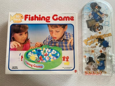 Fishing Game, Fiske- og Kuglespil, andet spil, Fishing Game. Har aldrig været brugt. + Paddington ku