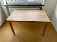 Spisebord, Egetræ, b: 135 l: 87