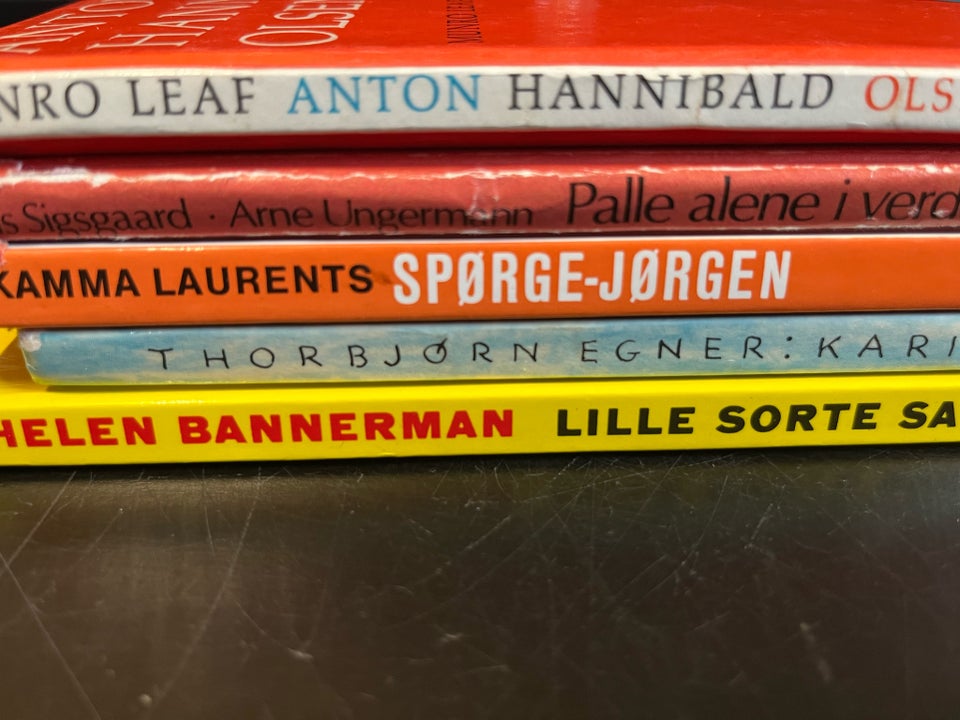 RESERVERET Børne klassikere , Bannerman, Egner mfl