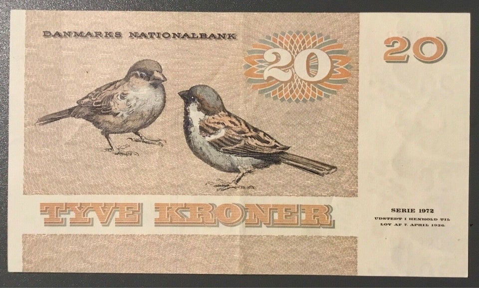 Danmark, sedler, 20 kroner