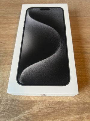 iPhone 15 Pro Max, 256 GB, sort, Perfekt, Ny uåbnet med kvittering