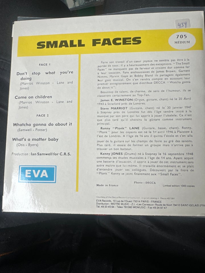 EP, The small faces