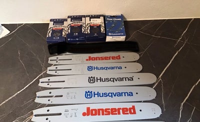 Motorsav, Husqvarna Jonsered Partner Dolmer makita, 
 Husqvarna sværd 13” 0,325 1,3 mm 56 led (1stk)