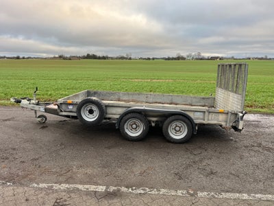 Maskintrailer, Ifor Williams  GP 126 GM , lastevne (kg): 2750, totalvægt (kg): 3500, b: 179 l: 368, 