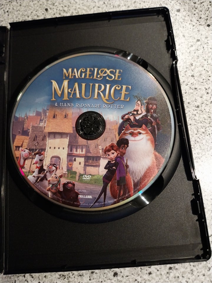 Mageløse Maurice, DVD, animation