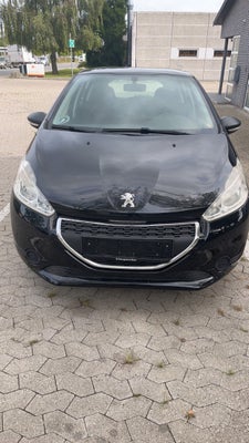 Peugeot 208, 1,0 VTi Active, Benzin, 2012, km 139000, sort, nysynet, klimaanlæg, aircondition, ABS, 