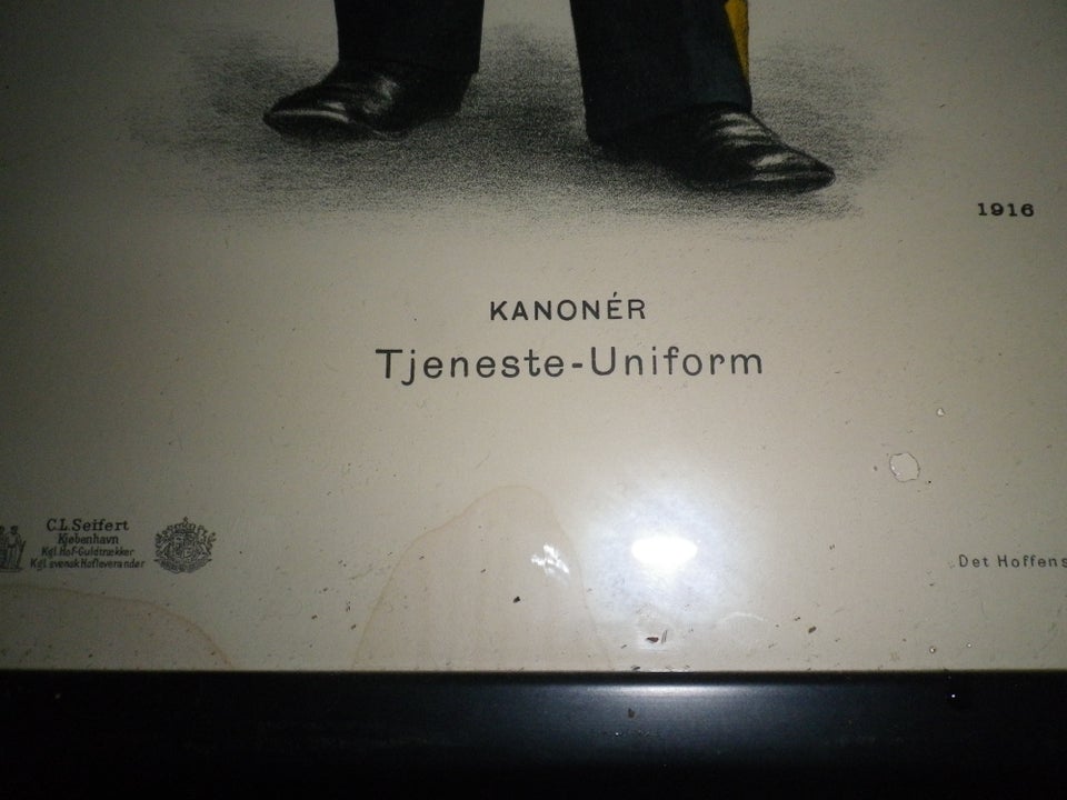 Uniform, Original Dansk uniform 1916