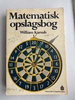 Matematisk opslagsbog, William Karush, år 1971