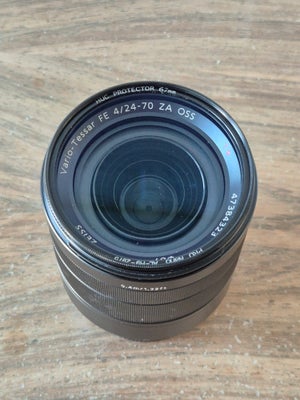 Zoom, Sony, FE 4 / 24 - 70 ZA OSS, God, Sælger dette Sony 24-70mm objektiv med lynhurtig autofokus, 