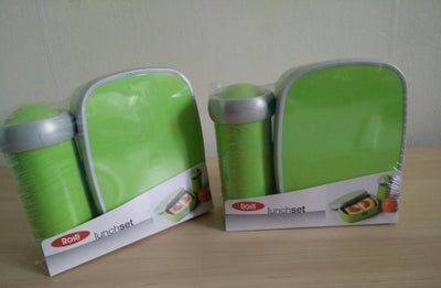 Plastik, Rosti Mepal Lunch Set, Ubrugte i emballage, 2 stk madkasse + drikkebeholder

Lunch box og b