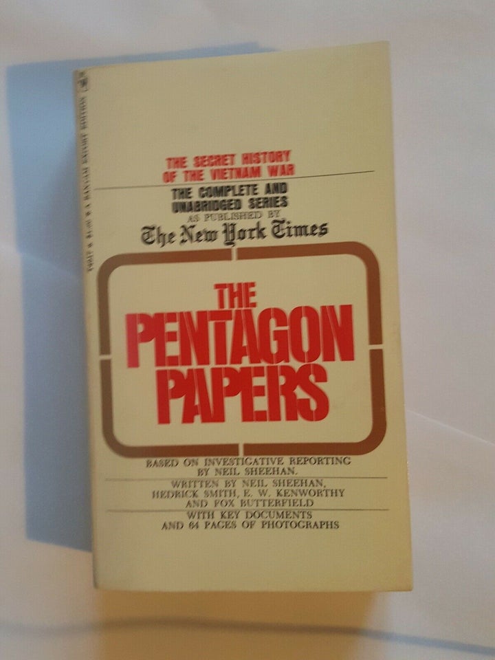 The Pentagon Papers, Neil Sheehan, emne: politik