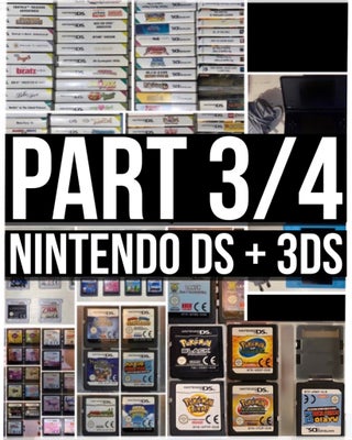 PART 3 NINTENDO DS + 3DS SPIL , Nintendo DS, * LÆS * PART 3/4 O-Z / MANGE TITLER TIL NINTENDO DS + 3