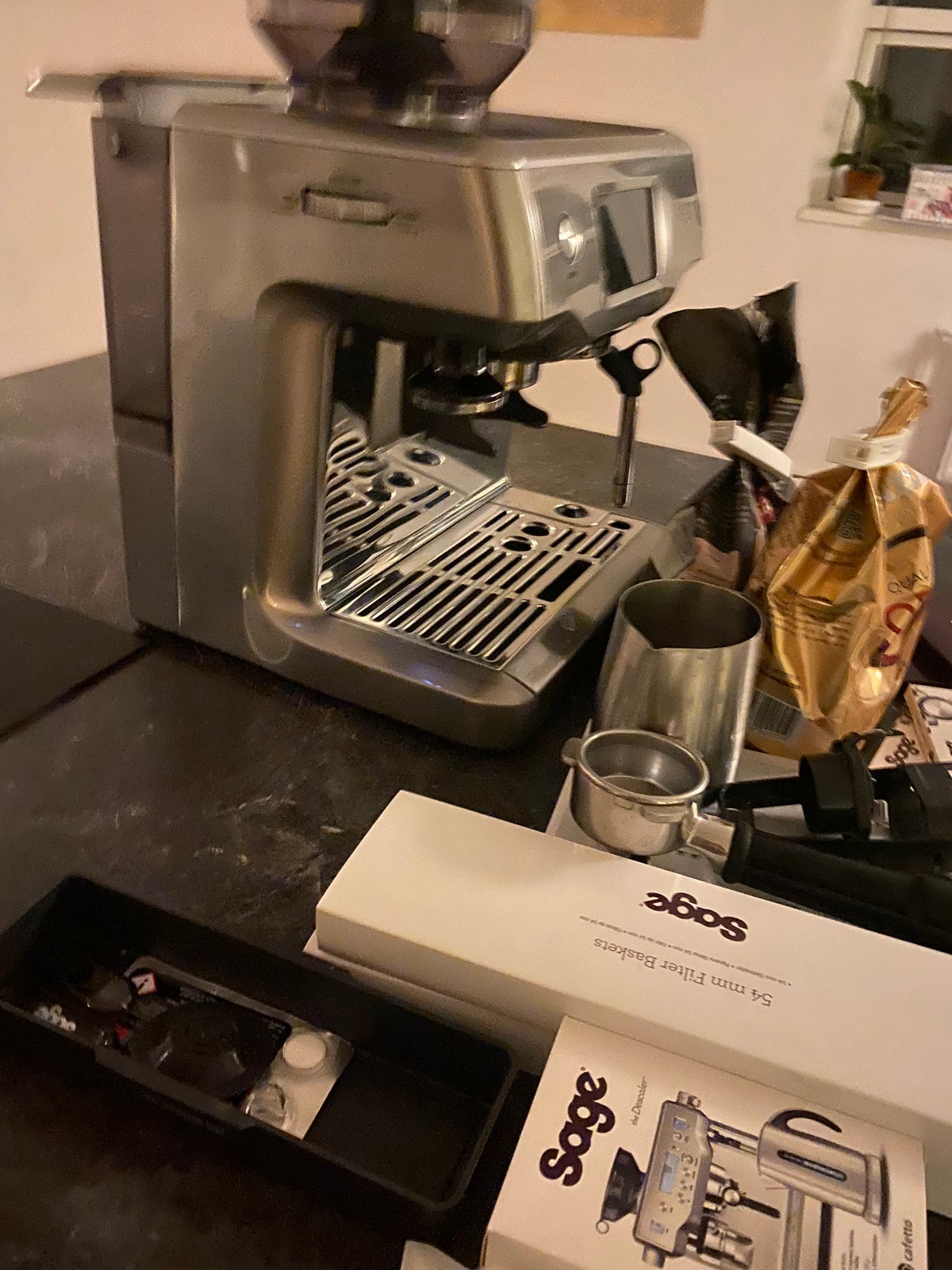 Kaffemaskine , Sage